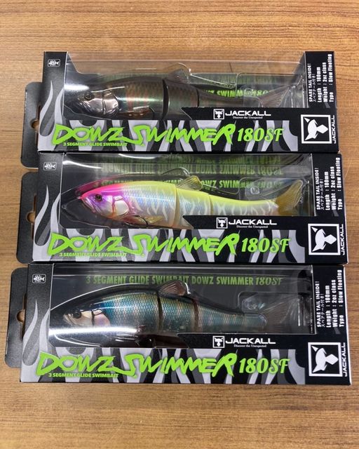 ジャッカル「ダウズスイマー180SF」再入荷です！