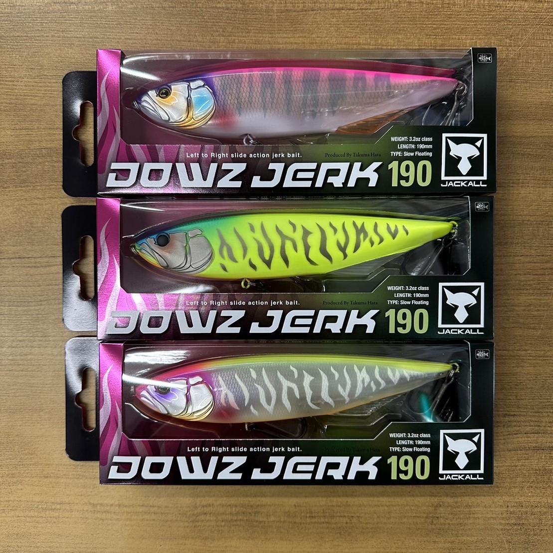 ジャッカル新製品「ダウズジャーク190」