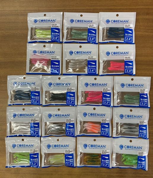 コアマン「ミニカリ」「ミニカリシャッド」 再入荷！